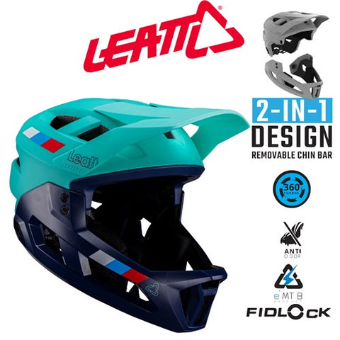 Leatt Helmet MTB Enduro 2.0 V24 Aqua Junior