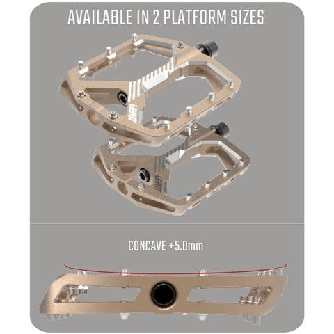 Leatt Pedal All Mtn 6.0 Flat Wide Frost Bronze