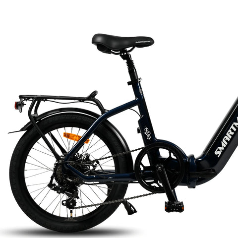 E20 Step Thru Folding With Suspension ( Navy Blue)